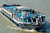 Cruise Ship With Passenger On Danube Budapest 