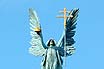 The Archangel Gabriel Statue In Heroes Square Budapest