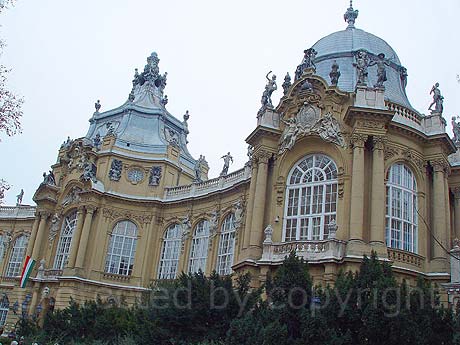Alten klassischen Gebaeude in Budapest foto