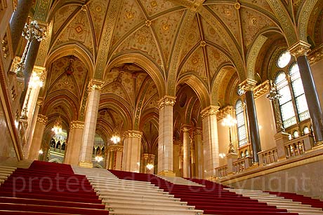 Budapest internal view of parliament photo